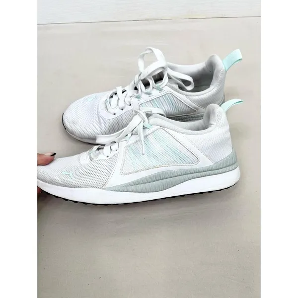 Puma 36889206 White LaceUp Mesh Upper Logo On Side Sneakers US 9 Eur 40 Uk 65 - Image 3