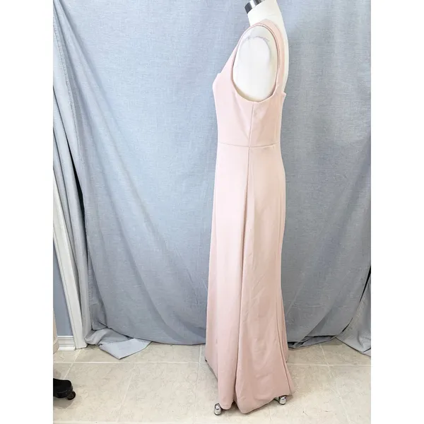 Show Me Your MuMu Blush Paris Gown Square Neck Slip Bridesmaid Prom‎ Dress XL - Image 8