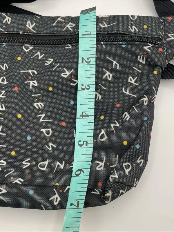 Friends TV show fanny pack multicolor Black - Image 7