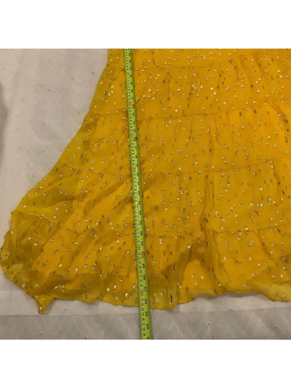 SALE NWT SÉZANE ANNIE MAXI DRESS Golden yellow SZ4 silk BUST 30IN run small - Image 7