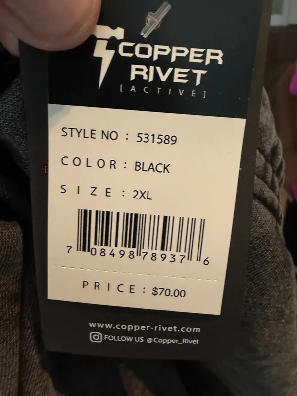Copper Rivet sweatpants size Xl Gray - Image 5