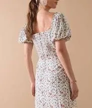 Floral Francesca's Square Neck Dress - Image 2