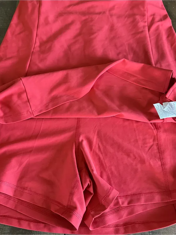 Old Navy Active PowerSoft Tennis Dress Built-In Shorts Go-Dry Pink Women's S - Image 9