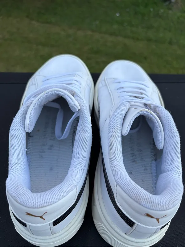 Puma smash platform V3 sneakers shoes 8.5 platform, lace up casual classic low - Image 8