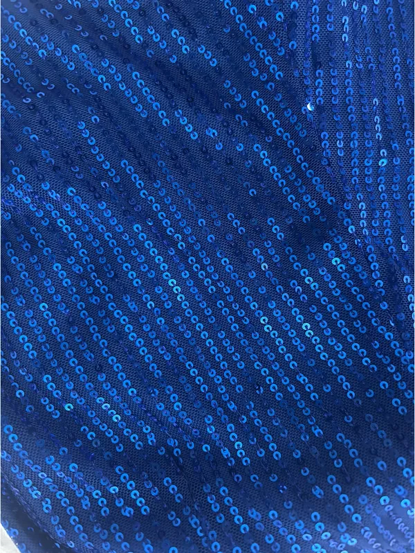 SheIn blue sparkly sequin shorts - Image 3