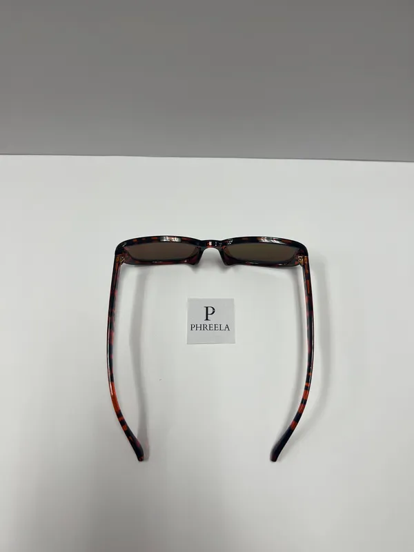 90s small retro sunglasses/ leopard 90s sunglasses Red - Image 4