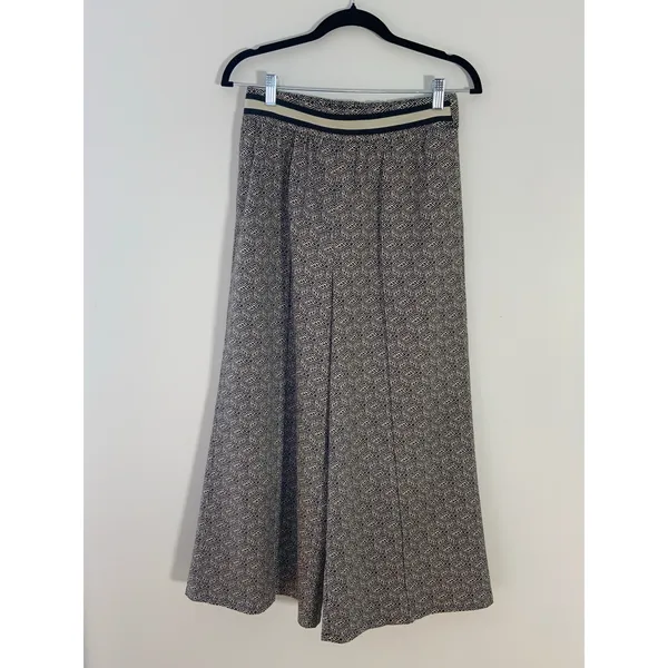 Emily McCarthy Teddy Crop Trouser in Black Tonal Monogram‎ NWT Small - Image 4