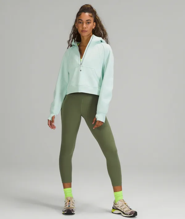 Lululemon Scuba Oversized 1/2 Zip Hoodie In Delicate Mint M/L NWT - Image 4