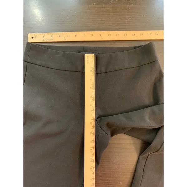 Talbots Signature‎ Womens Black Ankle Dress Pants Trousers Size 4 Office Minimal - Image 6