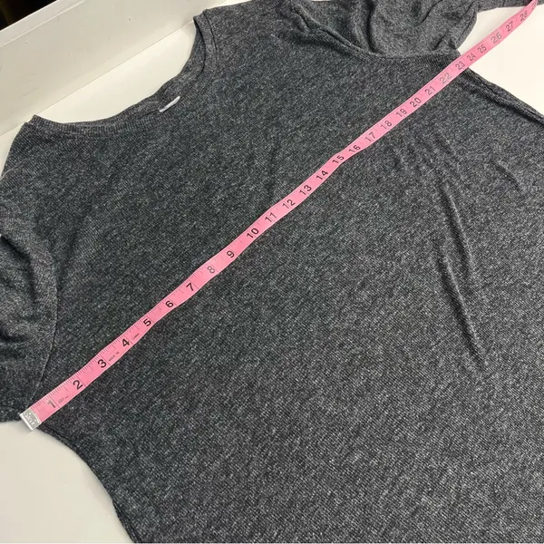 Imperfect Old‎ Navy charcoal gray long sleeve shirt stretchy comfy XXL 2018 top - Image 7