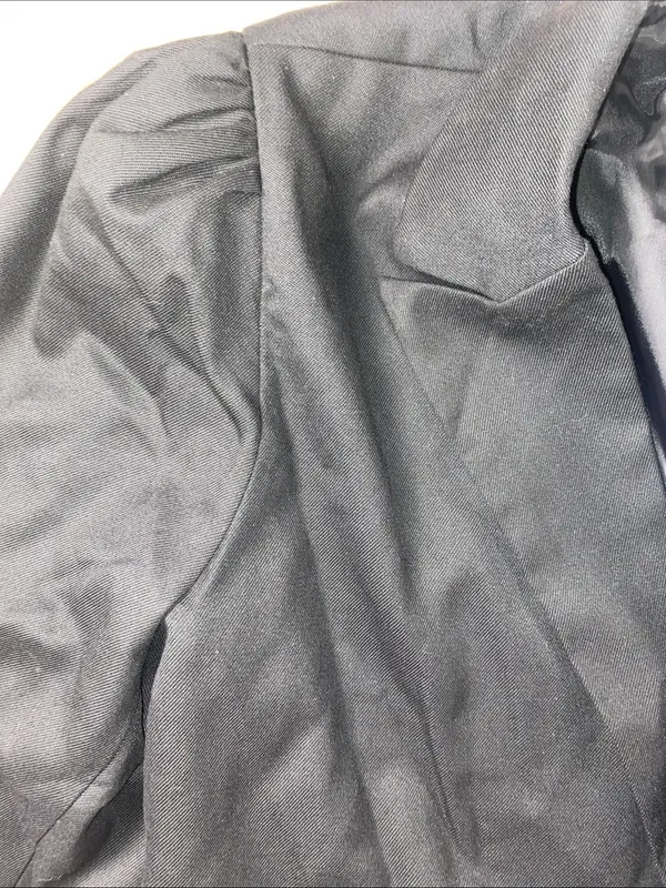 NWT The drop Classic Black Women's Double-Breasted Blazer with cutout back - Image 4