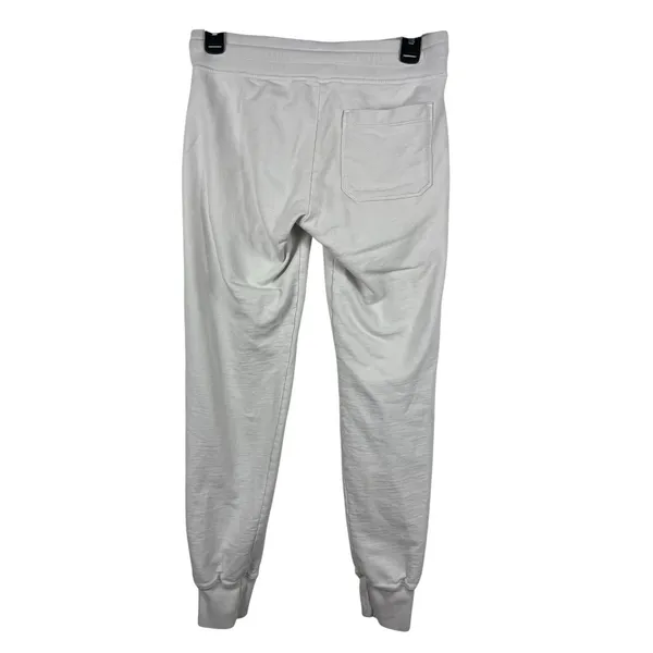 American Giant Jogger Sweatpants XS Off White Gray USA Made Drawstring Lounge - Image 4