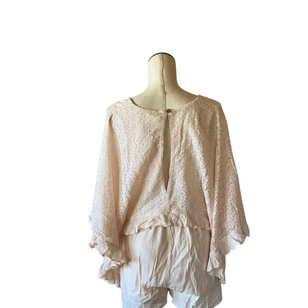 NWOT Free People Women's Natural As You Are Romper Oversized - Image 7