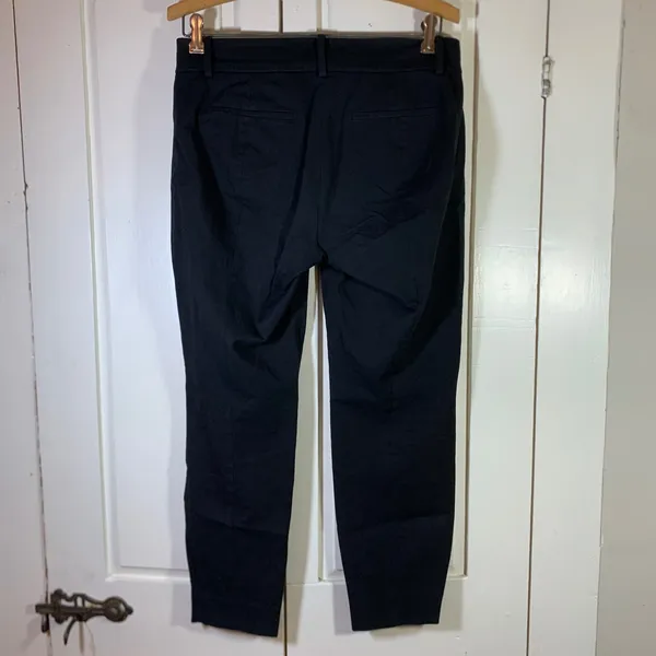 J.Crew Cameron Slim Crop Pant Black Four-Season Stretch H5532‎ Womens 4 - Image 2