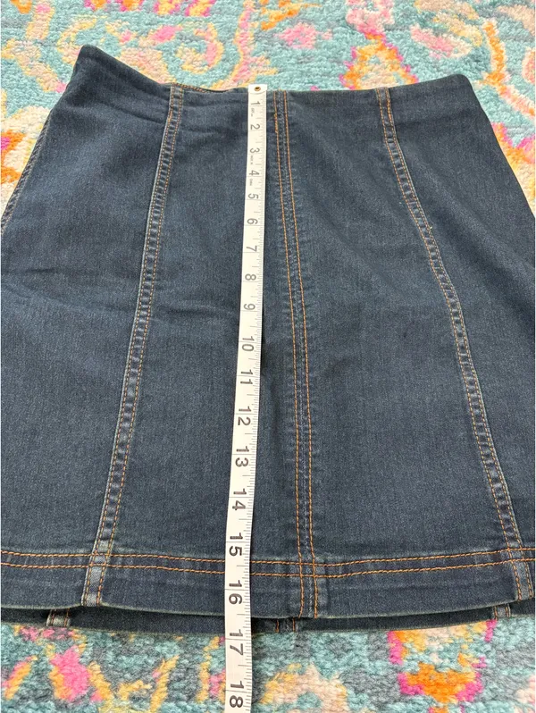 Free People Denim Skirt Mini - Image 4