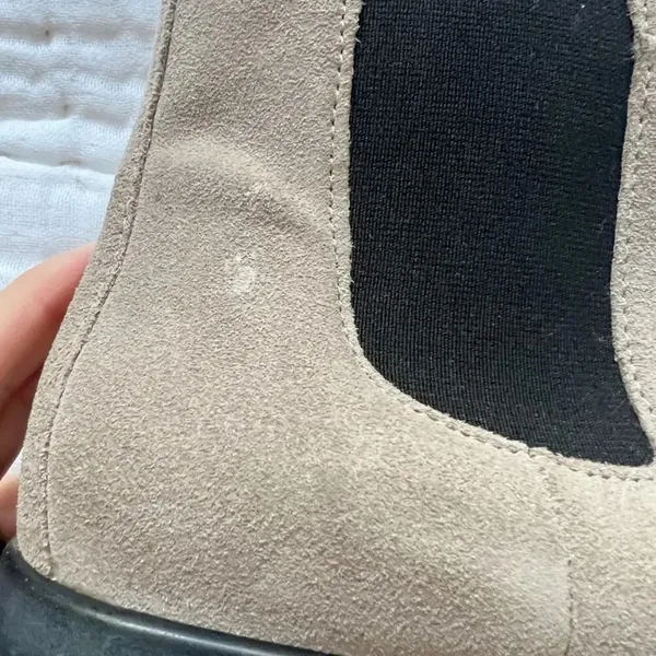 FREE PEOPLE Brooks Chelsea Boots in grey Lug Sole size‎ 37 NWT - Image 4