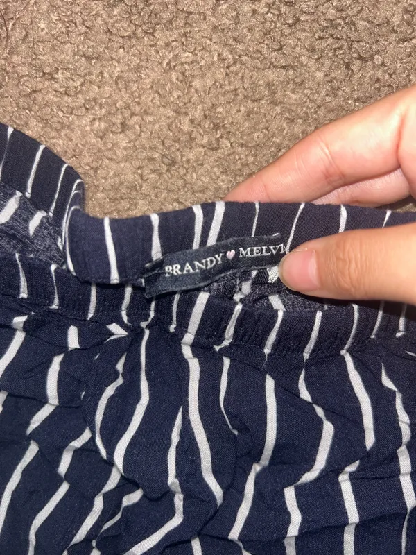 Brandy Melville Frankie Navy Pants - Image 4