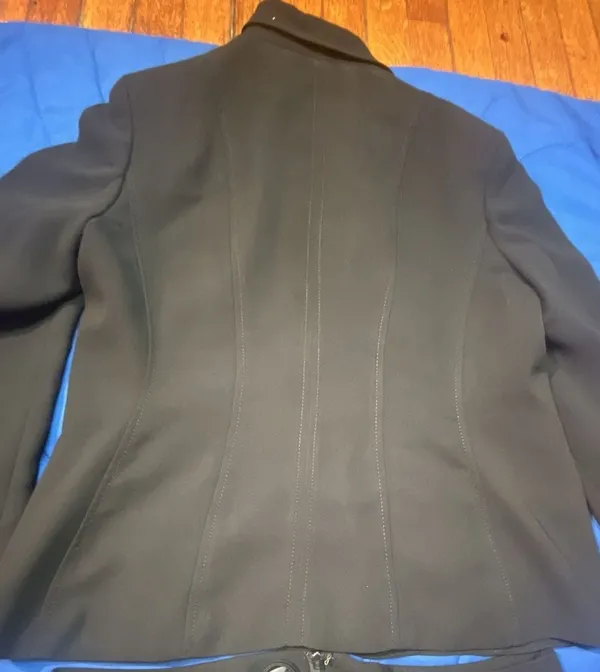 Jones New York Essentials Black 2-Piece Skirt Suit Size 12 Blazer and Skirt - Image 7