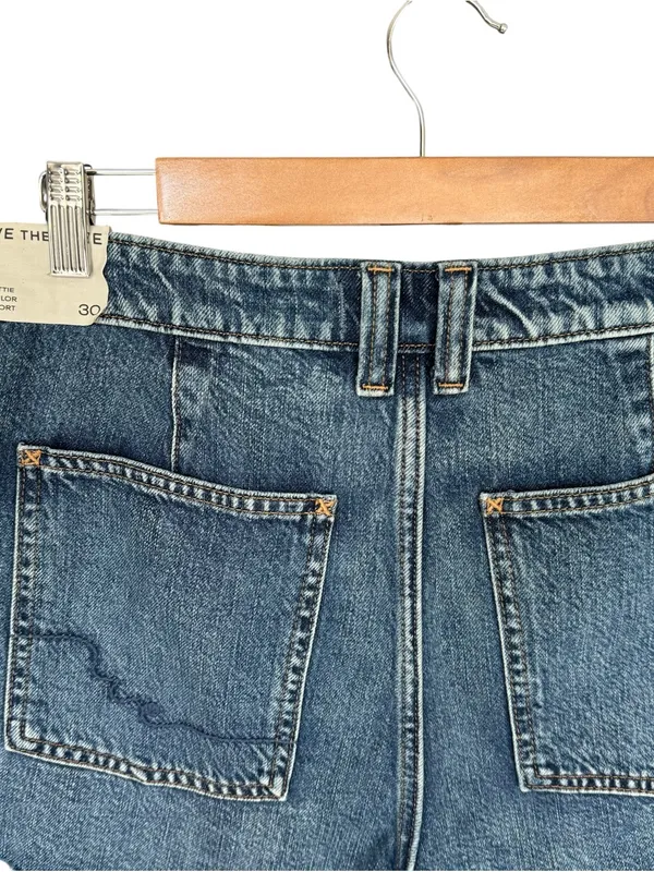 Free People - NWT Bettie Sailor Denim Shorts Sz 30 - Image 6