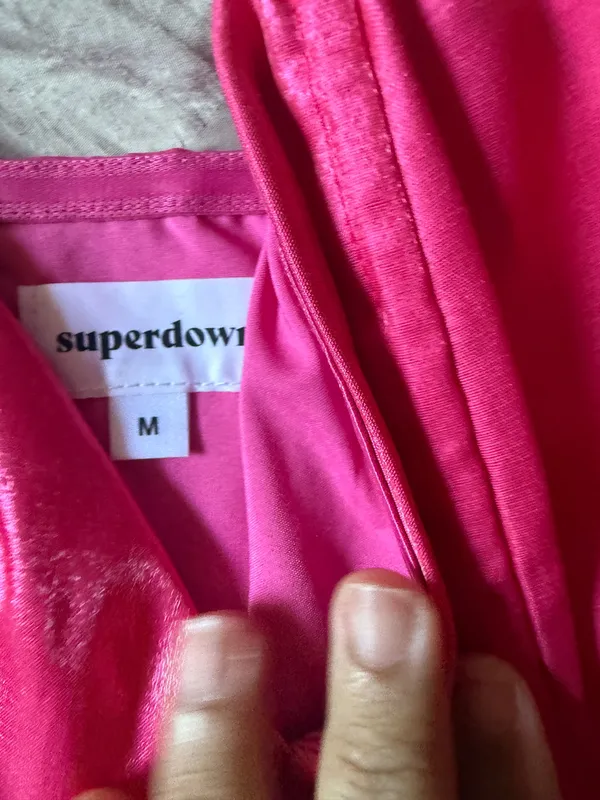 superdown Clara Cut-Out Top Hot Pink M - Image 4
