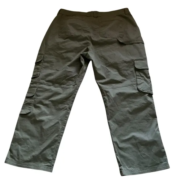 Abercrombie & fitch curve love relaxed fit cargo pants high rise sz 36/22 - Image 5