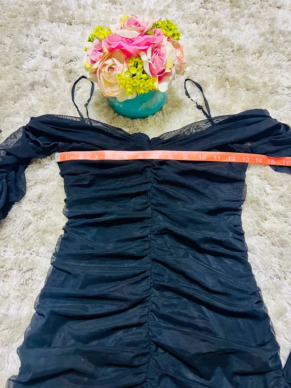 Oh Polly Dress Black - Image 4