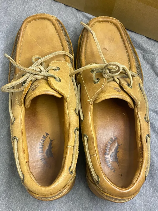Tommy BAHAMA Leather Shoes Mens Size9.5 - Image 7