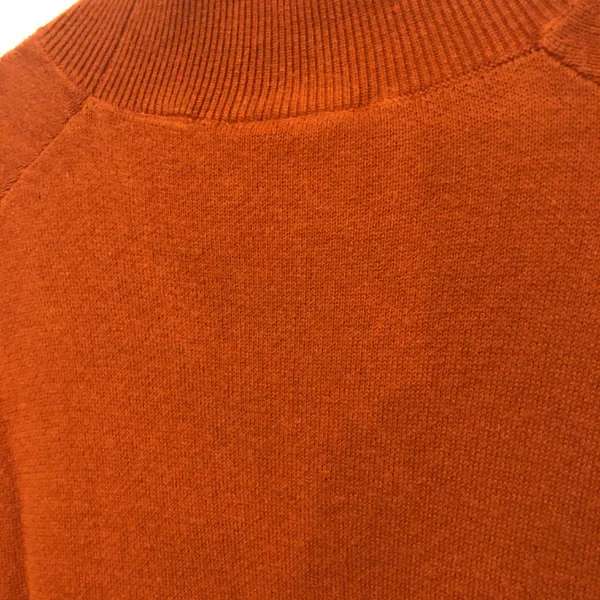 Maeve Anthropologie Midi Sweater Dress Womens Medium Orange Rust Tunic - Image 9