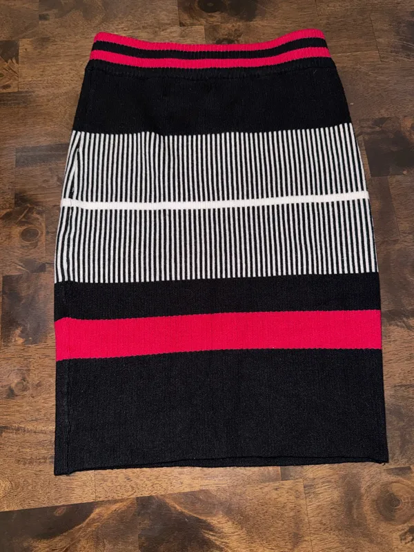 Title: NWT SEEK The Label Striped Knit Mini Skirt S - Image 7