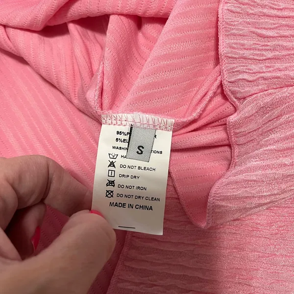 Renaissance Pink Textured Long Sleeve Fairycore Maxi Dress Sz S EUC - Image 4