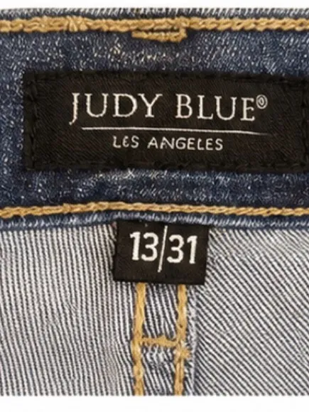 Judy Blue Distressed Skinny Jeans Size 13/31 - Image 5