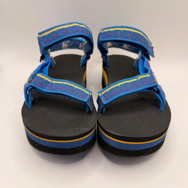 Teva Flatform Universal Blue Unicorn Print Platform Sandals 1008844 Womens 5 - Image 3