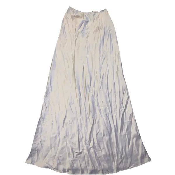 Kaylea Champagne Beginning Boutique Maxi Skirt Size 8 Ivory 0055 - Image 3