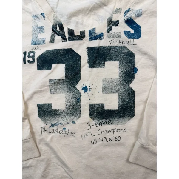 Philadelphia Eagles Touch Alyssa Milano Women’s XL Sweatshirt Shirt NFL Football - Image 5