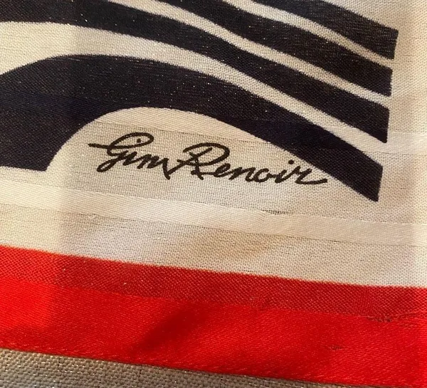 Vintage Jim Renoir Scarf - Image 3