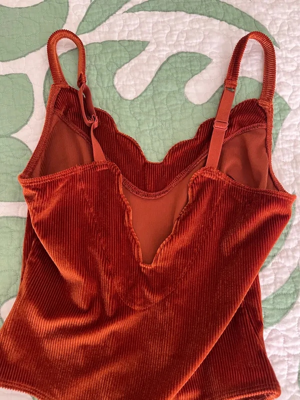 Urban Outfitters Velvet Bodysuit Out From Under - Image 4