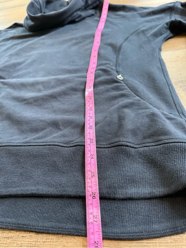 lululemon athletica Black Cowl Neck Pullover Size 10 - Image 8