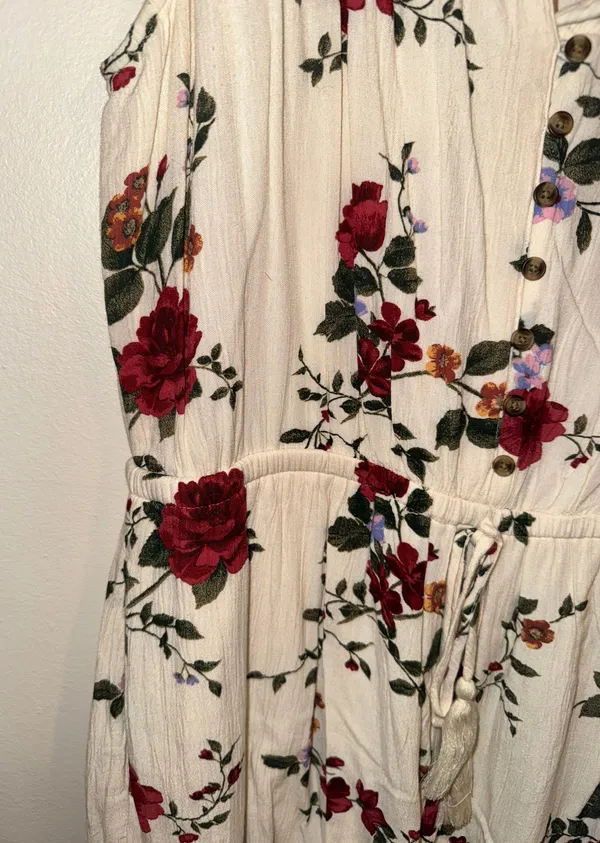 American Eagle Floral Romper - Image 3