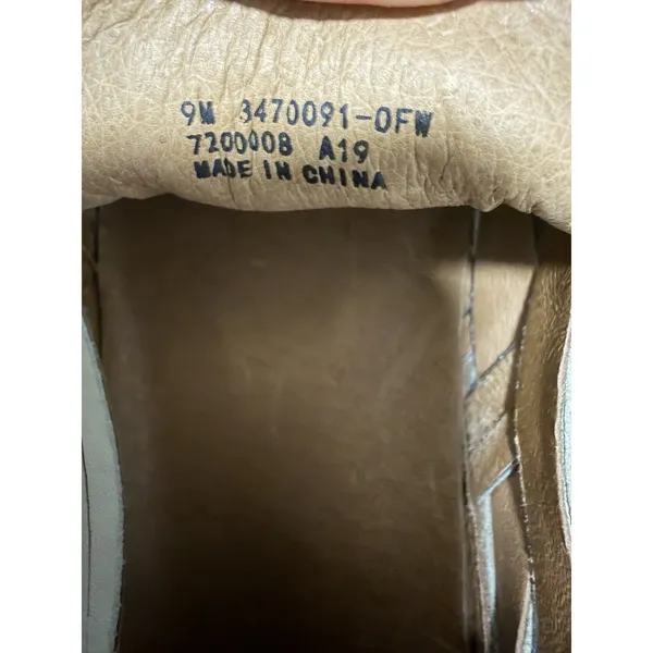 Frye Ivy Huarache Shoes Leather Slip On Sneaker Woven‎ Flats Women's Size 9M - Image 9