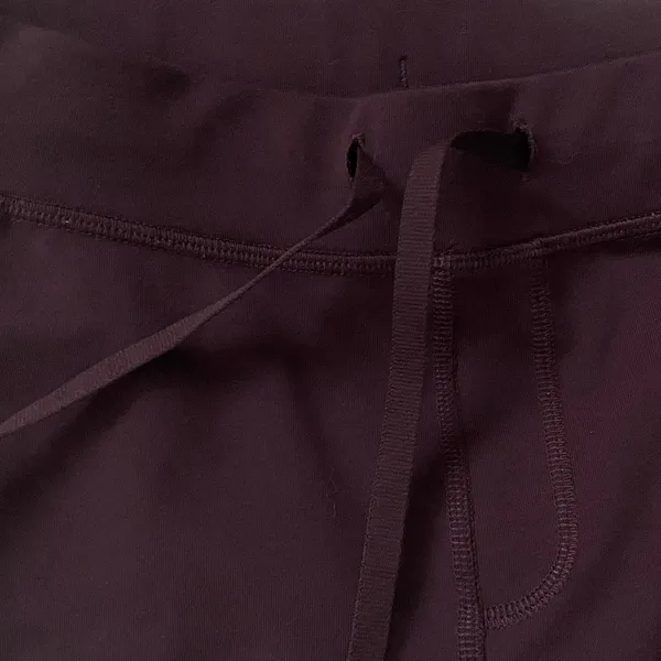 Alo Yoga Women XS‎ Plum Burgundy Cargo Pocket Drawstring Leggings Sweatpants - Image 5
