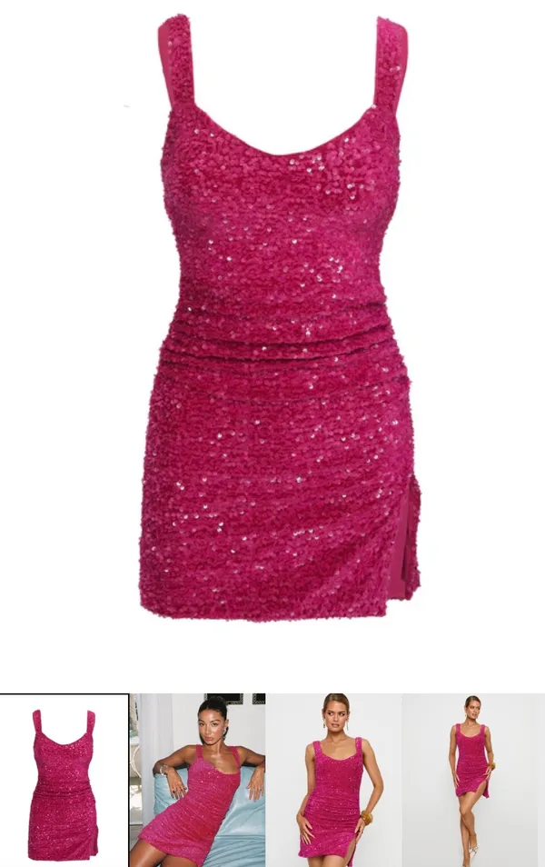 Princess Polly sequin mini dress  - Image 4