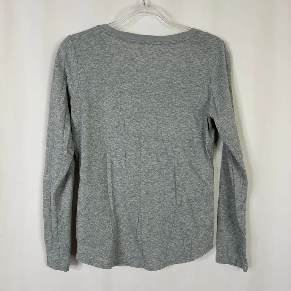 Nike Ohio State The Nike Tee Long Sleeve Heather Gray Scoop Neck Womens Medium - Image 5