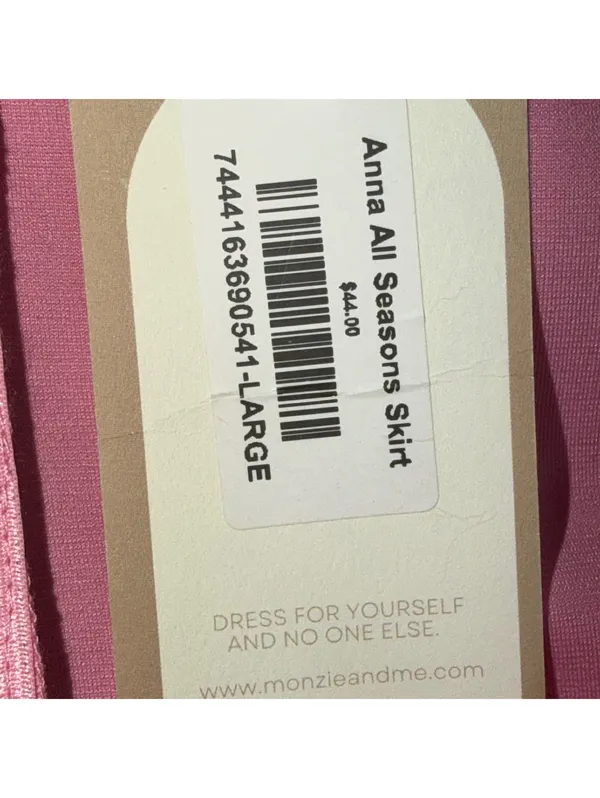 Anna All Seasons Skirt Large Pink NWT - Image 8