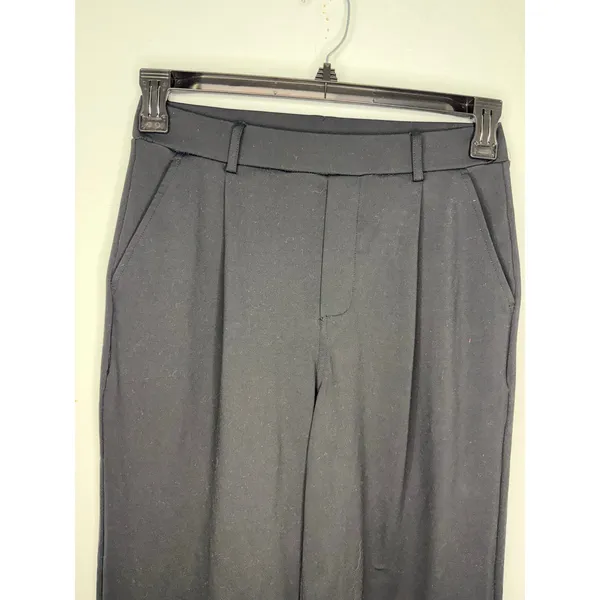 Halara Flex High Waisted Work Pants Women's Size Small Black Pleated Stretch - Image 2