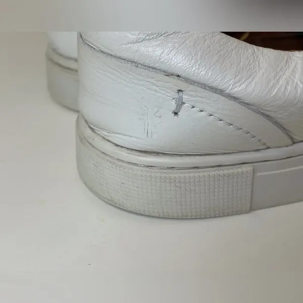 Frye Women’s Ivy Court Low Lace White Leather Sneakers Size 7.5‎ - Image 7