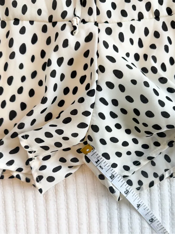 Altar'd State Black and White Polka Dot Ruffle Romper - Image 7