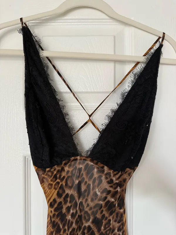 Salty Leopard maxi dress - Image 3