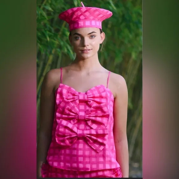 Neu Byrne pink bow top Size XS - Image 4