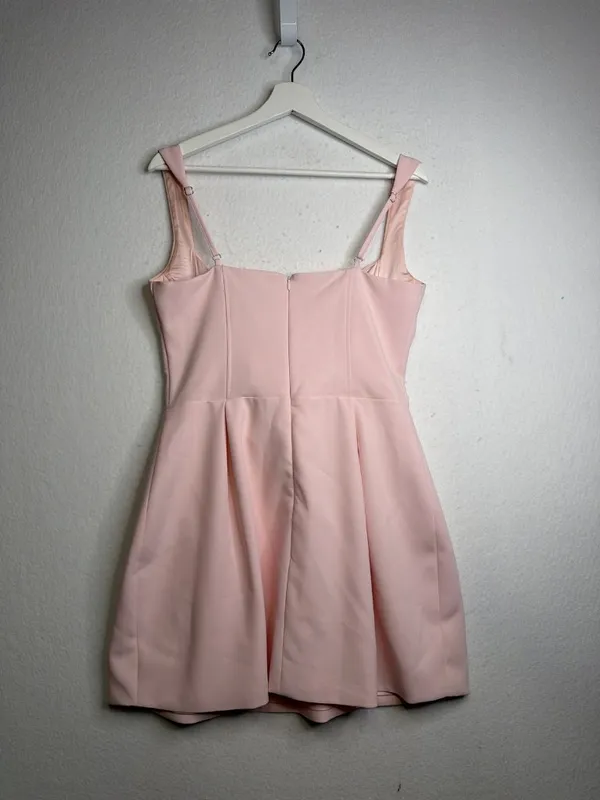 Babyboo Janiyah Corset Bodice Mini Dress in Blush - Image 7