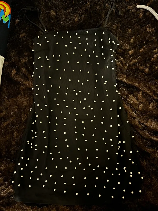 Pearl Dress Black - Image 5
